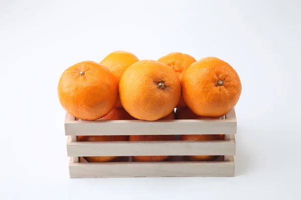 Mandarinky v kontejneru — Stock fotografie