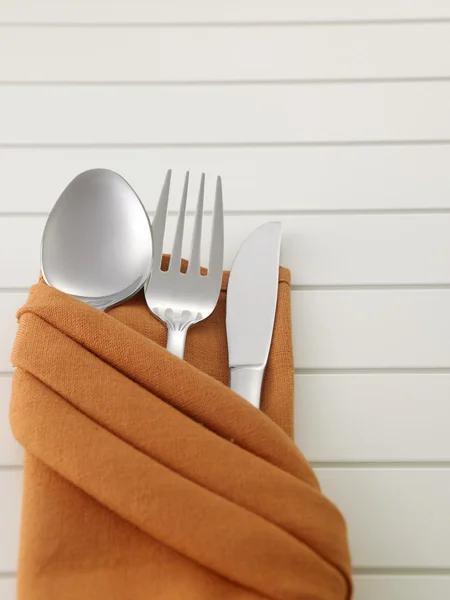 Table ware on table — Stock Photo, Image