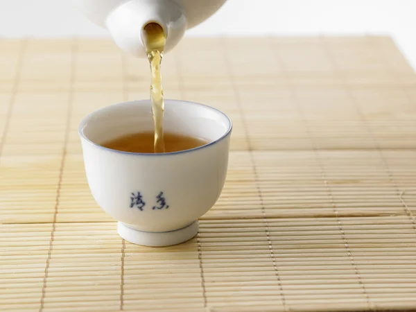 Tea pot and cup — Stock Photo, Image