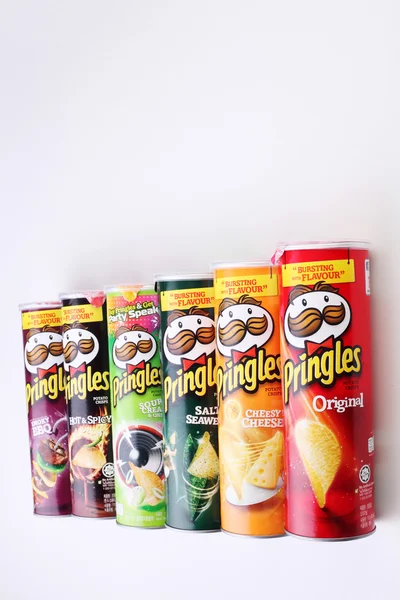 Pringles pacotes de chips — Fotografia de Stock