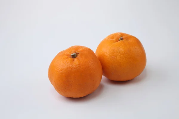 Two mandarin oranges — Stock Photo, Image