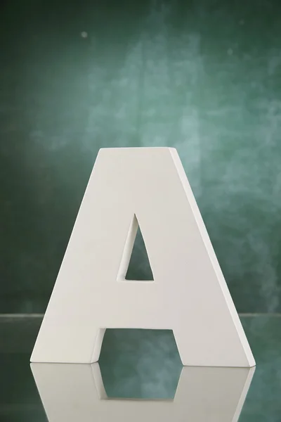 Erster Buchstabe des Alphabets — Stockfoto