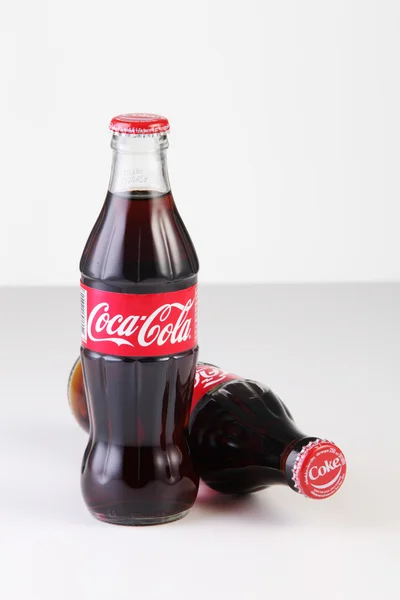 Coca cola bottles — Stock Photo, Image