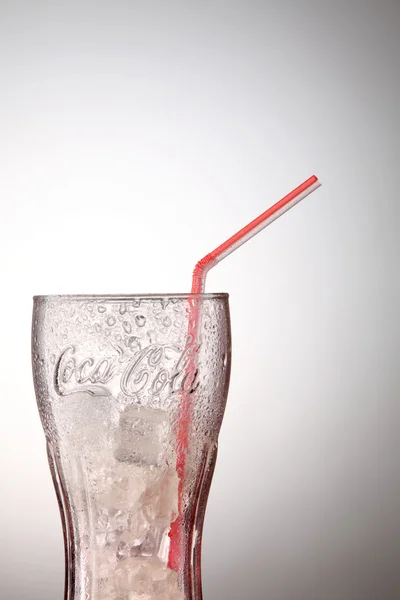 Verre de coca cola — Photo