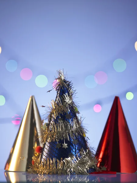 Três chapéus de festa — Fotografia de Stock