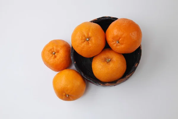 Mandarinky v kontejneru — Stock fotografie