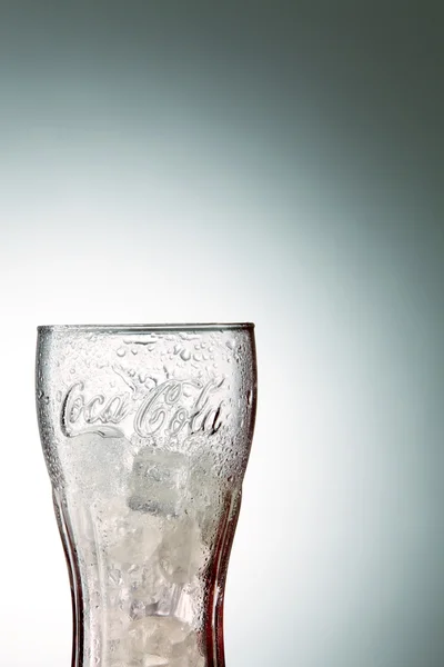 Vidrio de cola de coca — Foto de Stock