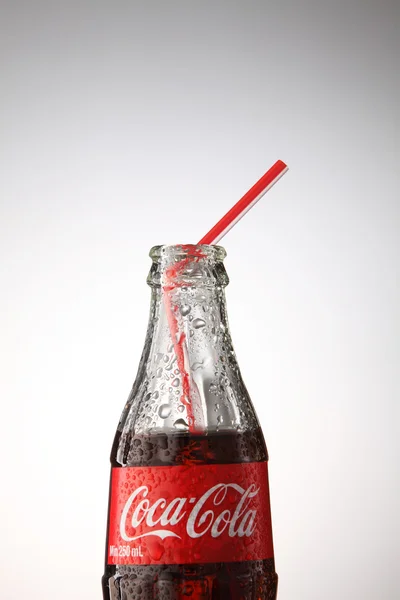 A bottle of Coca Cola drinks — 스톡 사진