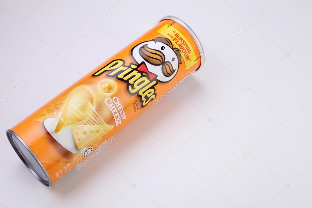 KUALA LUMPUR, MALAYSIA,  MAY 14, 2015:  Owned by the Kellogg Company, Pringles is a brand of potato snack chips sold in 140 countries