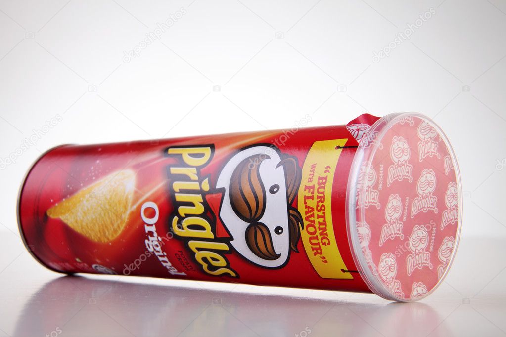 KUALA LUMPUR, MALAYSIA,  MAY 14, 2015:  Owned by the Kellogg Company, Pringles is a brand of potato snack chips sold in 140 countries