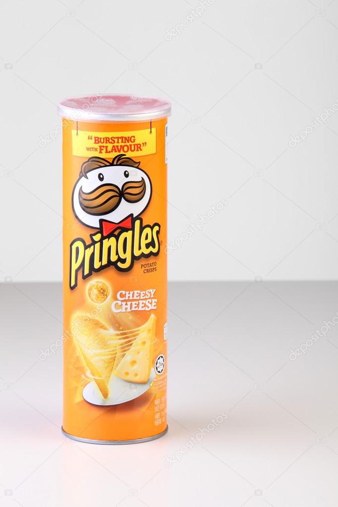 KUALA LUMPUR, MALAYSIA,  MAY 14, 2015:  Owned by the Kellogg Company, Pringles is a brand of potato snack chips sold in 140 countries