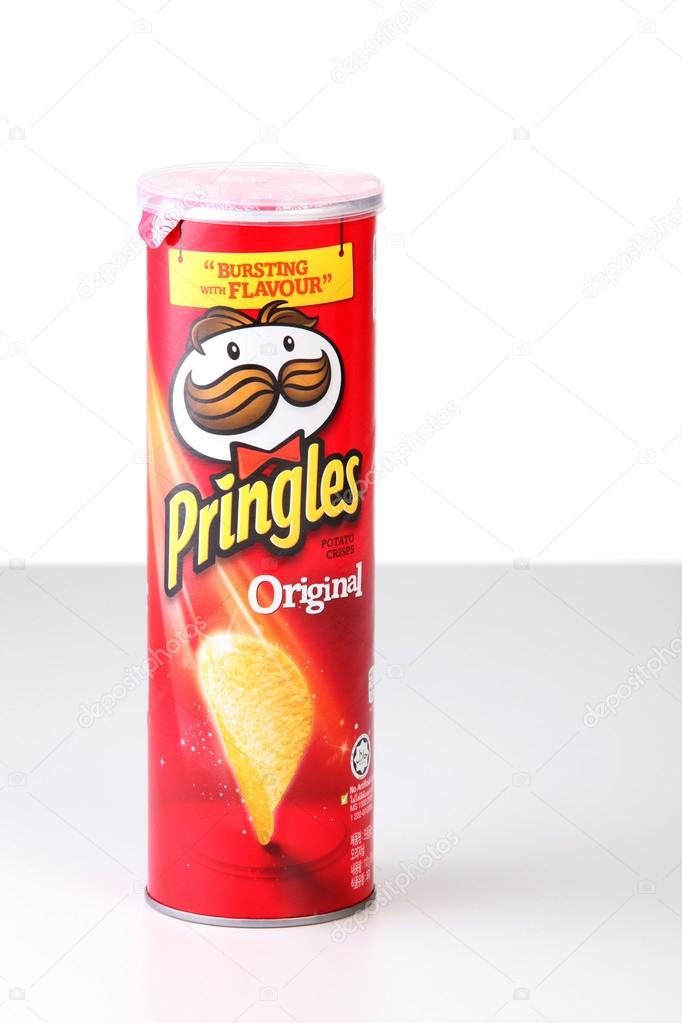 KUALA LUMPUR, MALAYSIA,  MAY 14, 2015:  Owned by the Kellogg Company, Pringles is a brand of potato snack chips sold in 140 countries
