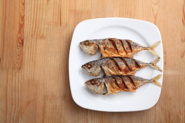 derin kızarmış Ikan kembung  