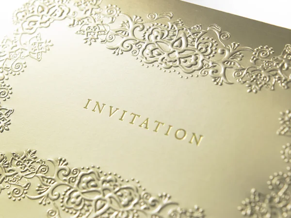 Christmas invitation card — Stock Photo, Image