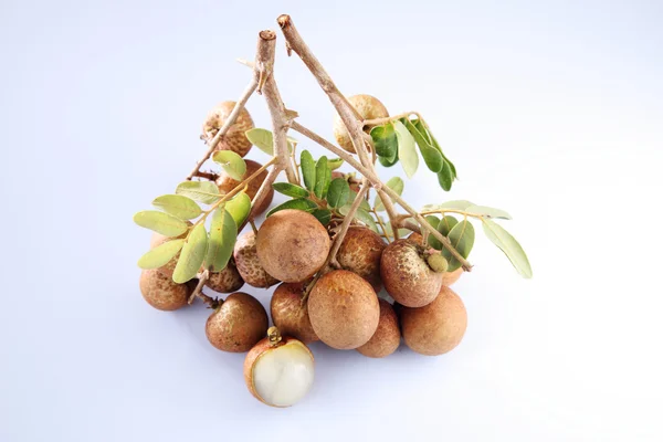 Frutas frescas de logan — Fotografia de Stock