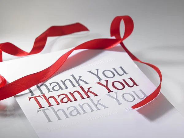 Thank you card — Stock Photo, Image