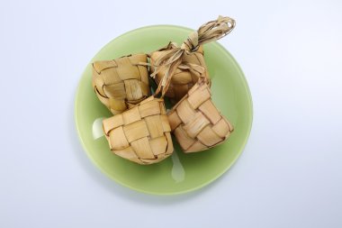 Ketupat - doğal pirinç kaplama