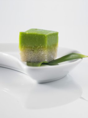 Malay pandan kremalı pasta