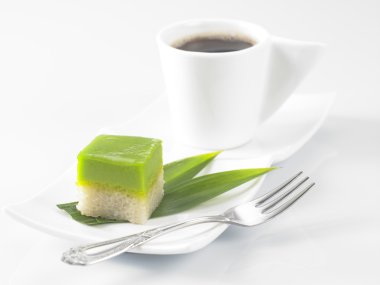 Malay pandan kremalı pasta