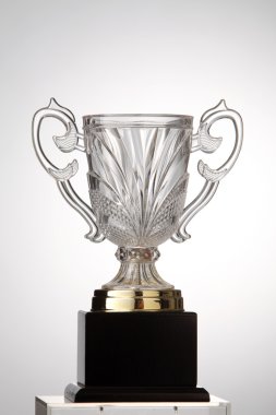 bir kristal kupa