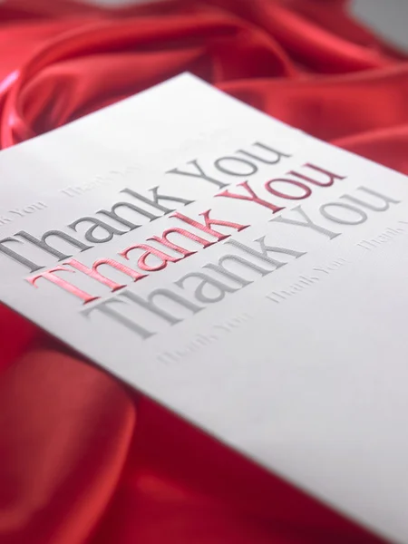 Thank you card — Stock Photo, Image