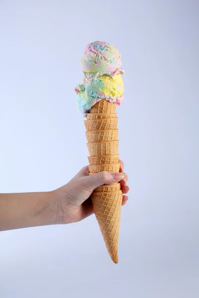 Double scoop of icecream — Stock Photo, Image