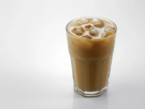 Eiskaffee im Glas — Stockfoto
