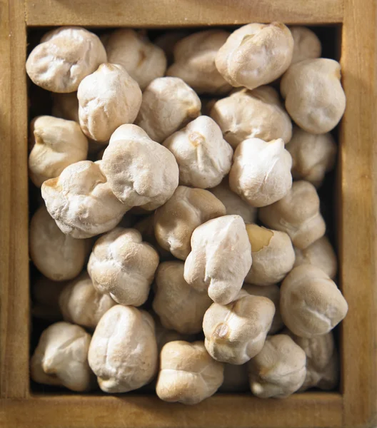 Top view of chickpeas — Stock Photo, Image