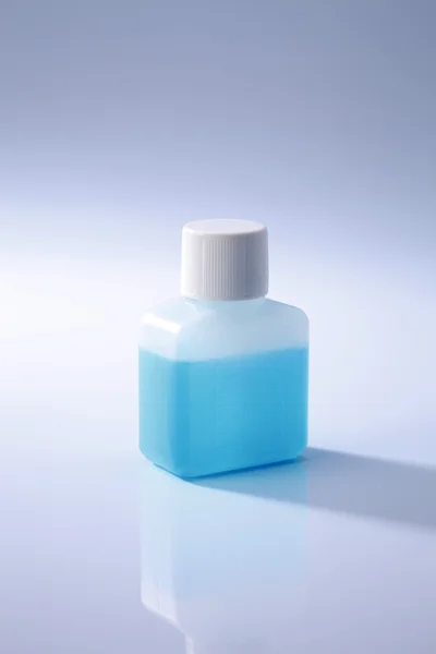 Liquid medicine in bottle — Stock Photo, Image
