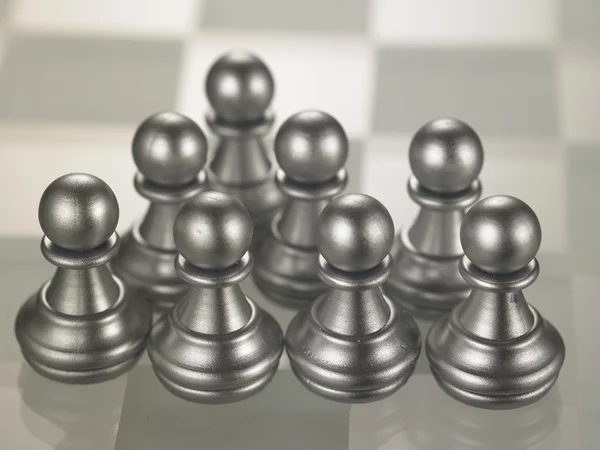 Chess figures view — Stock Photo, Image