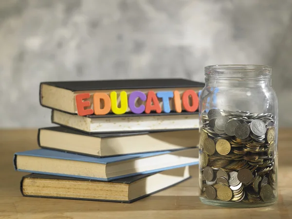 Saving jar with coins — Stock Photo, Image