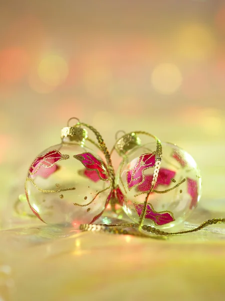 Bolas de Navidad de vidrio — Foto de Stock