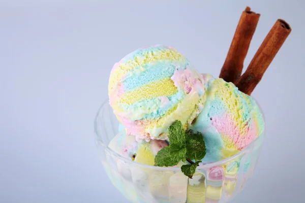 Raibow ice cream — Stock Photo, Image