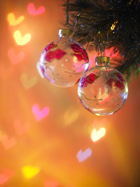 Weihnachtskugeln aus Glas — Stockfoto