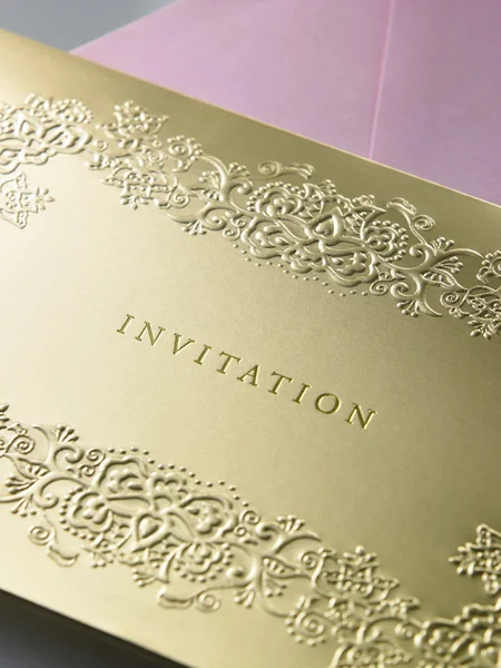 Christmas invitation card — Stock Photo, Image