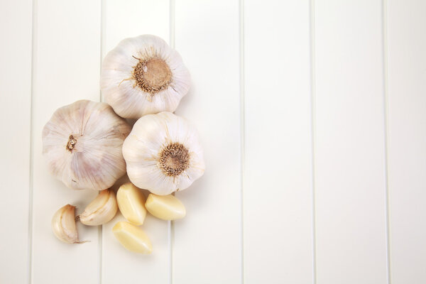 Fresh dryed garlic