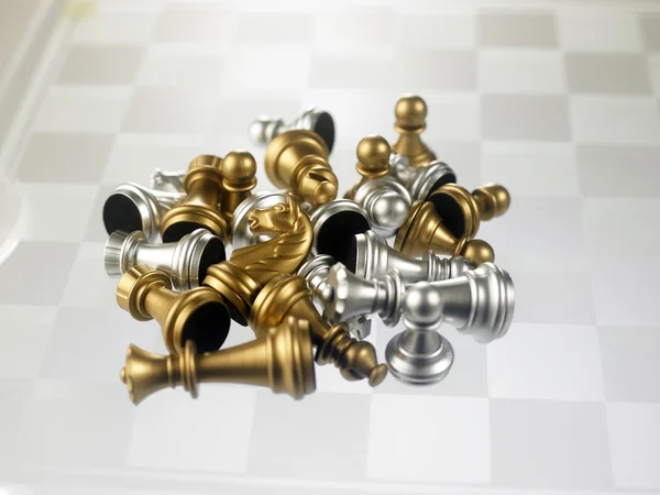チェス図ビュー — ストック写真
