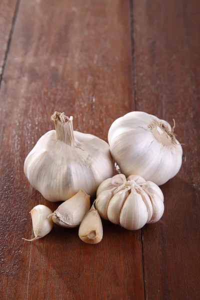 Fresh dryed garlic — Stock Photo, Image