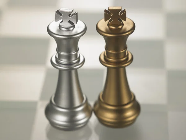 Chess figures view — Stock Photo, Image