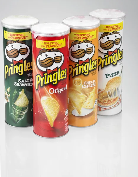 Conjunto de chips Pringles — Foto de Stock