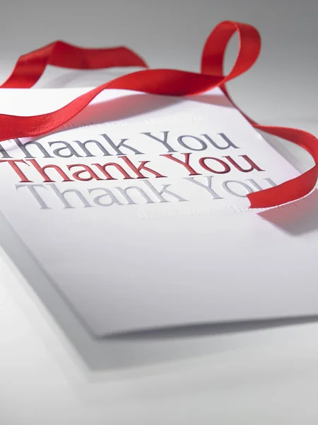 Thank you card — Stock Photo, Image