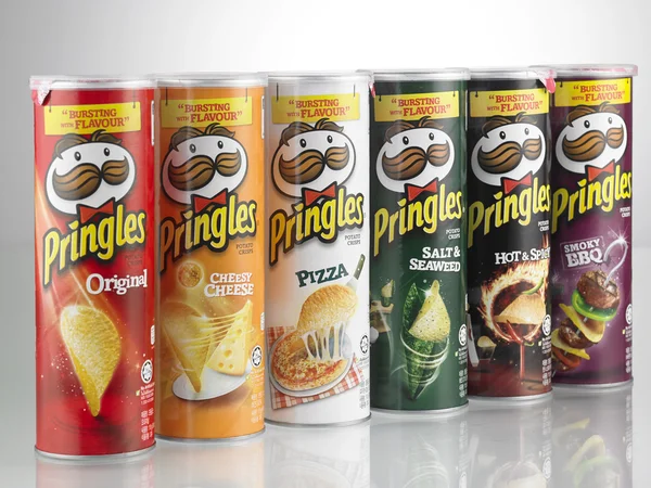 Conjunto de chips Pringles — Fotografia de Stock