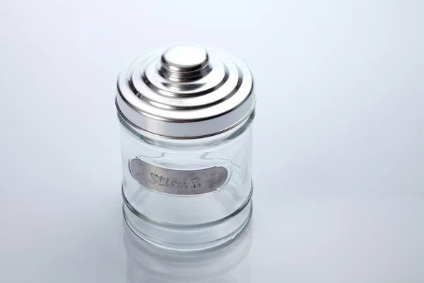 Air tight glass jar — Stock Photo, Image