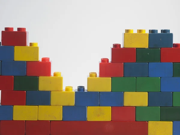 Plastic building blocks — Stock Photo, Image