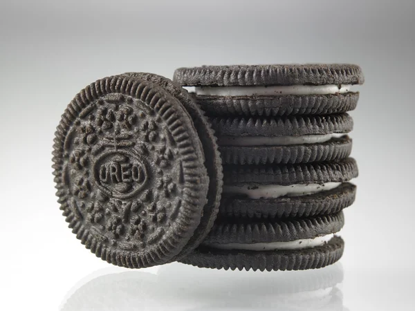 Oreo sandwich cackes — Stock Photo, Image