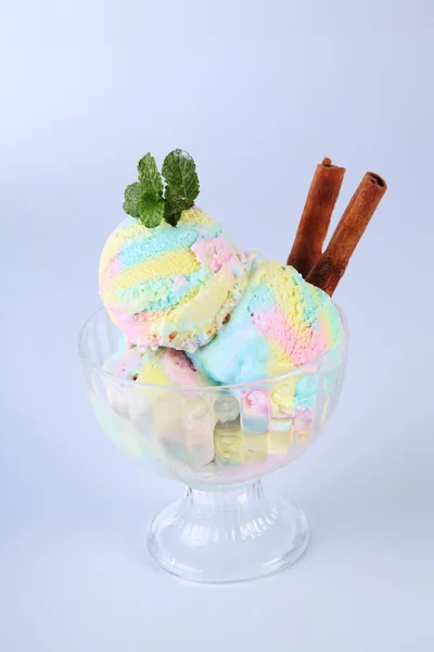 Raibow ice cream — Stock Photo, Image