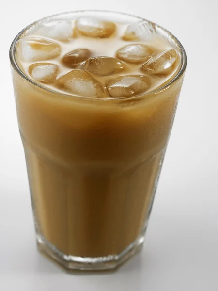 Ice coffee in a glass Royalty Free Stock Images