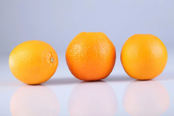 Čerstvé zralé pomeranče Stock Snímky