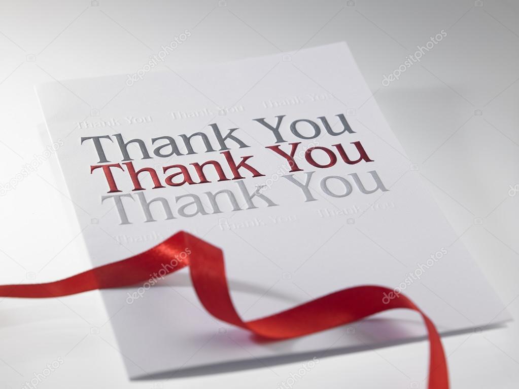 Thank you card — Stock Photo © eskaylim 93170914