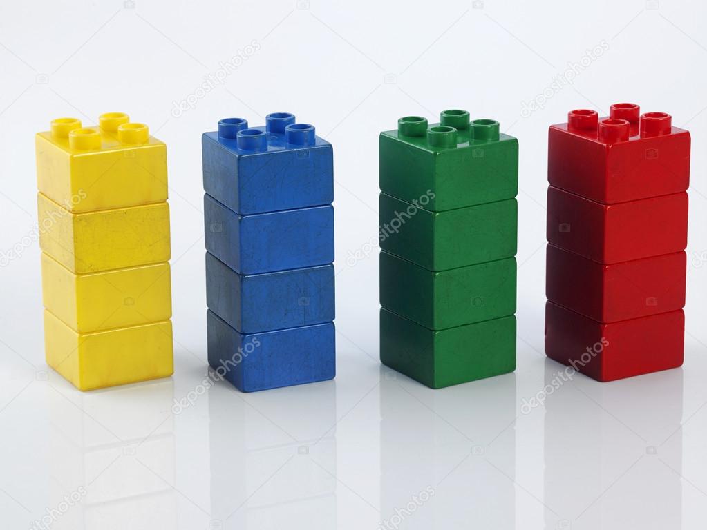 Stacks of the building blocks